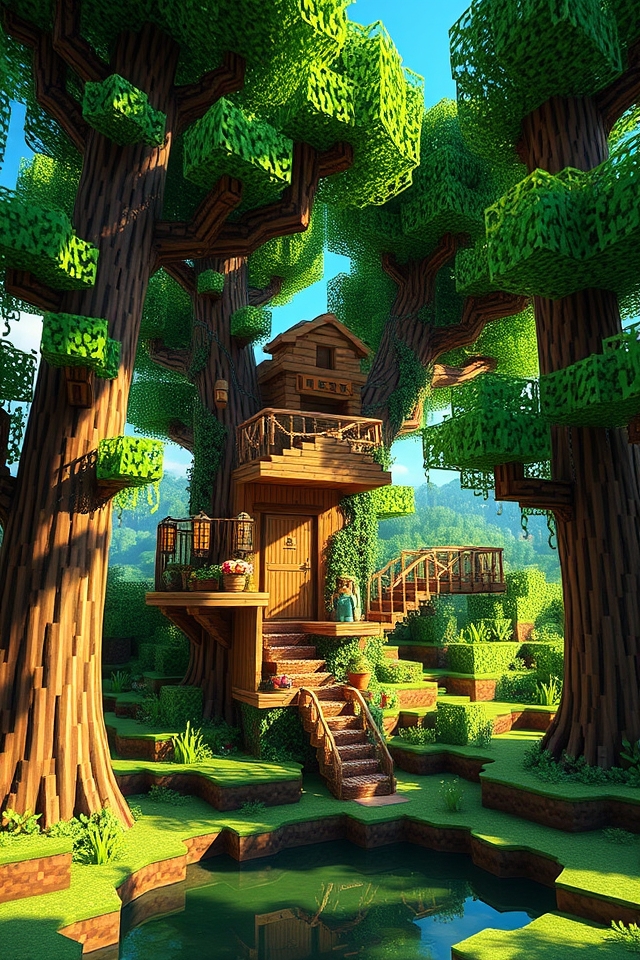 treehouse garden retreat design