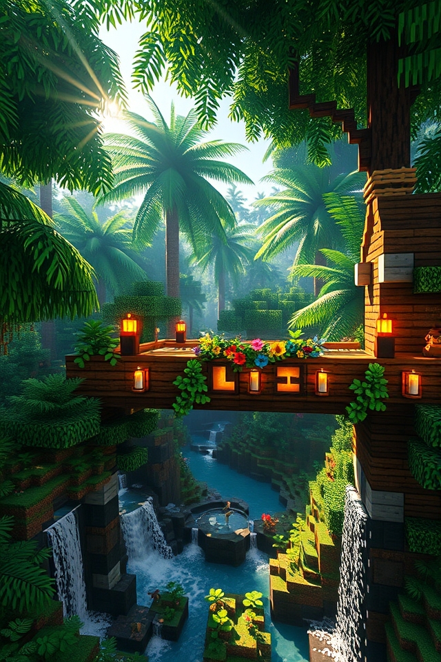 tropical balcony oasis design