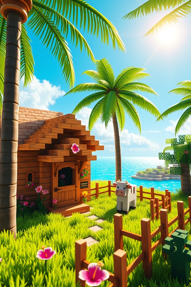 tropical retreat with relaxation