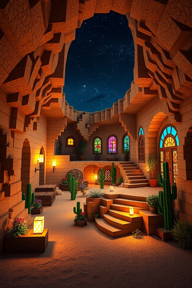 underground desert base sanctuary