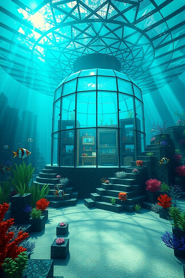 underwater base crafting paradise