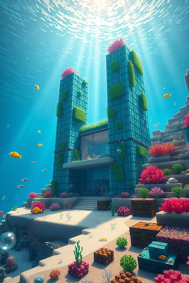 underwater glass walled paradise