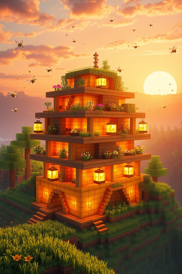 vertical bee farm design