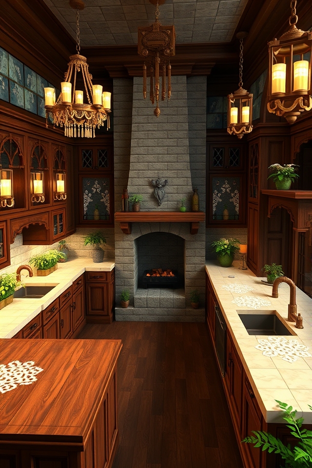 victorian elegance in kitchens