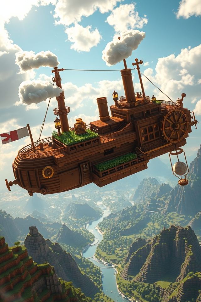 victorian inspired floating vessel