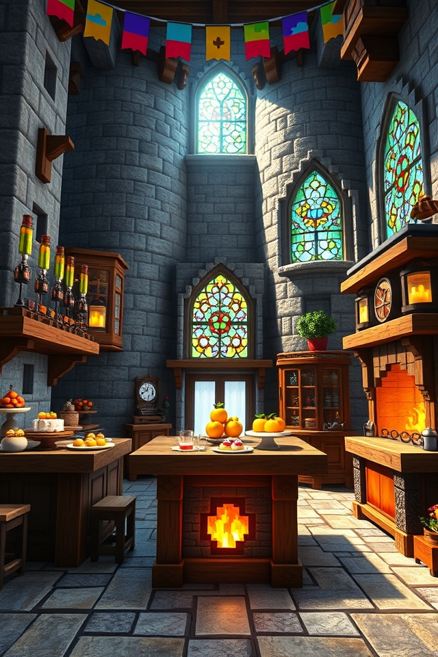 whimsical castle kitchen design