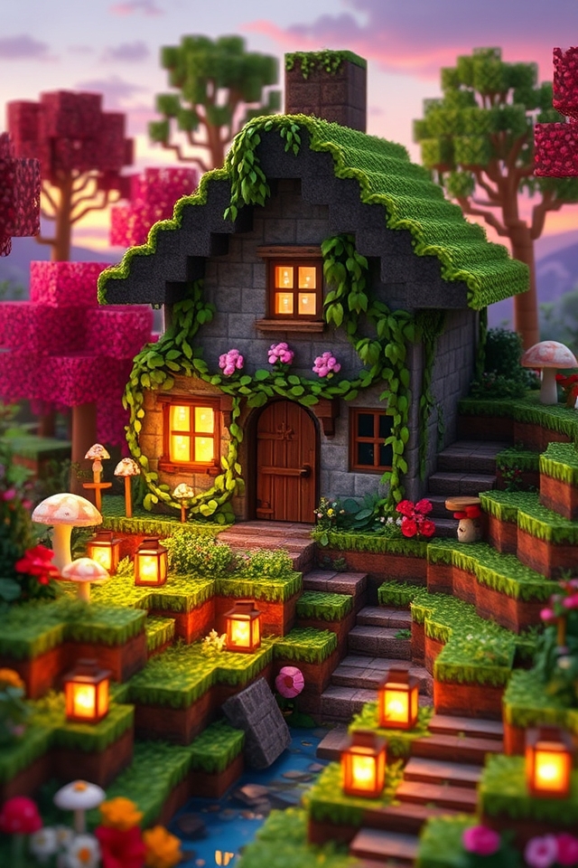whimsical cozy nature retreat