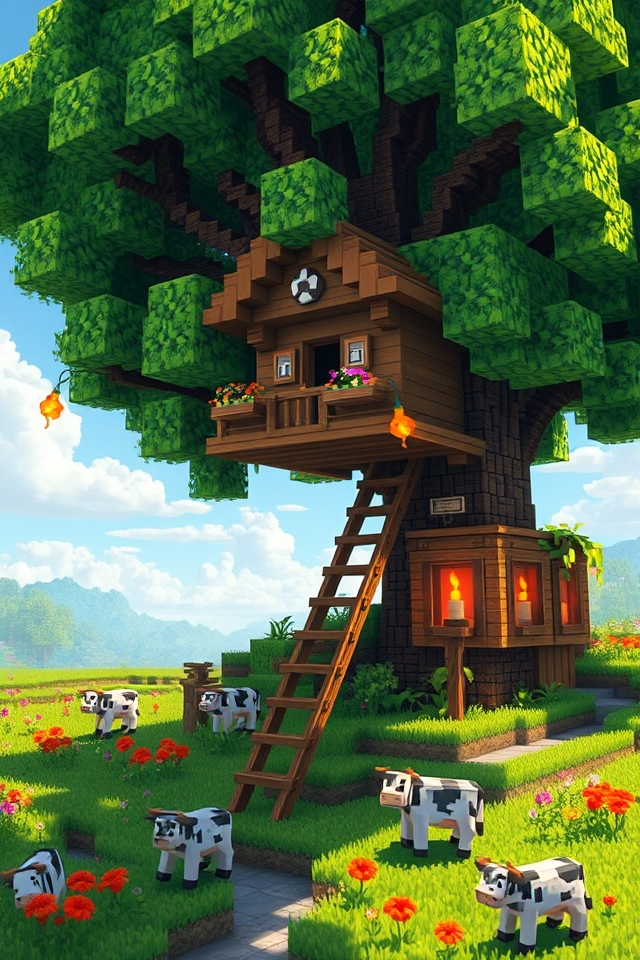 whimsical elevated farming retreat