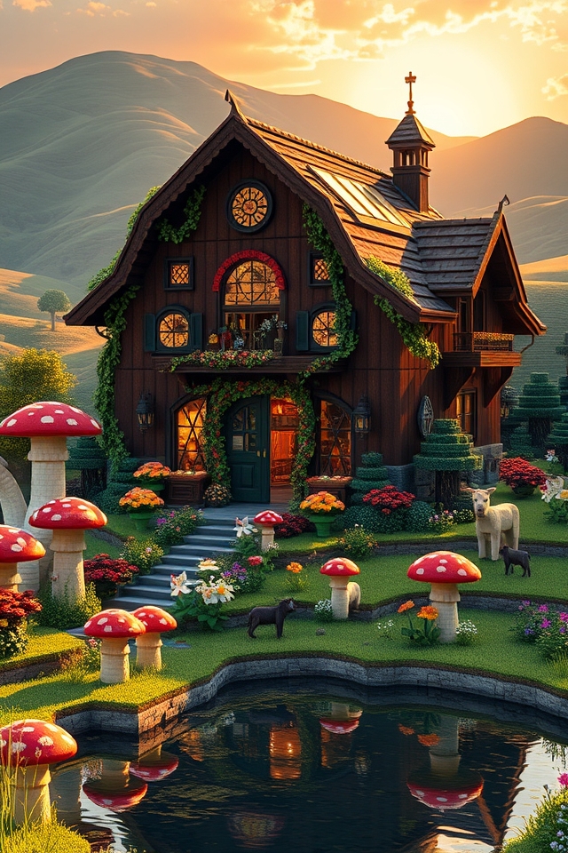 whimsical enchanted barn design