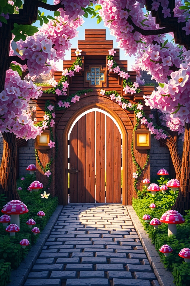 whimsical enchanted gateway design