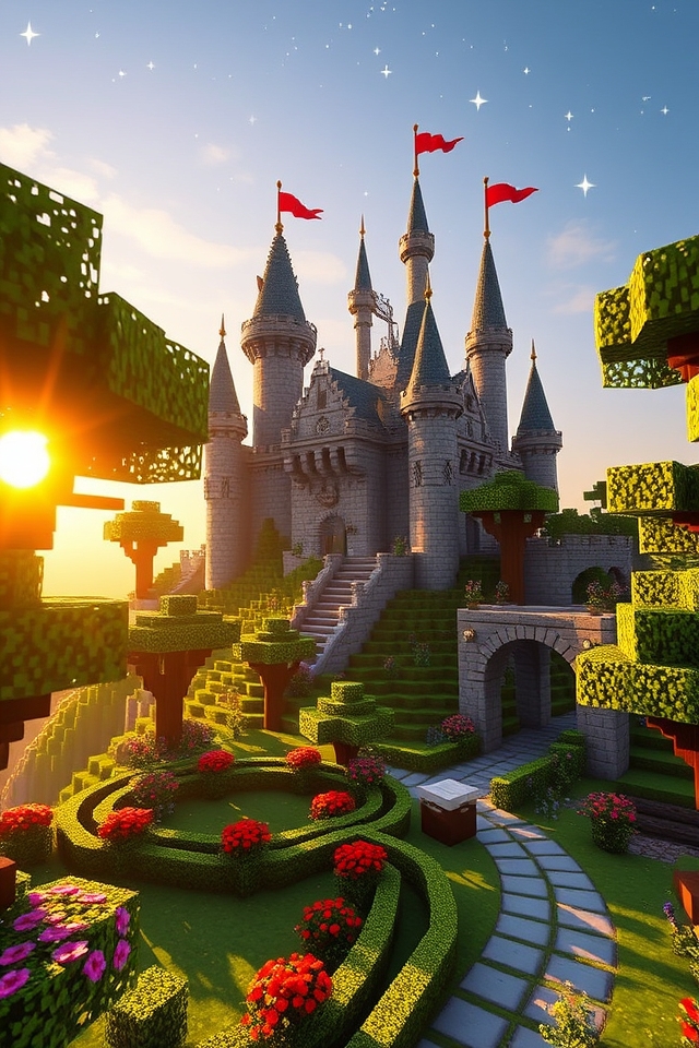 whimsical fairy tale castle