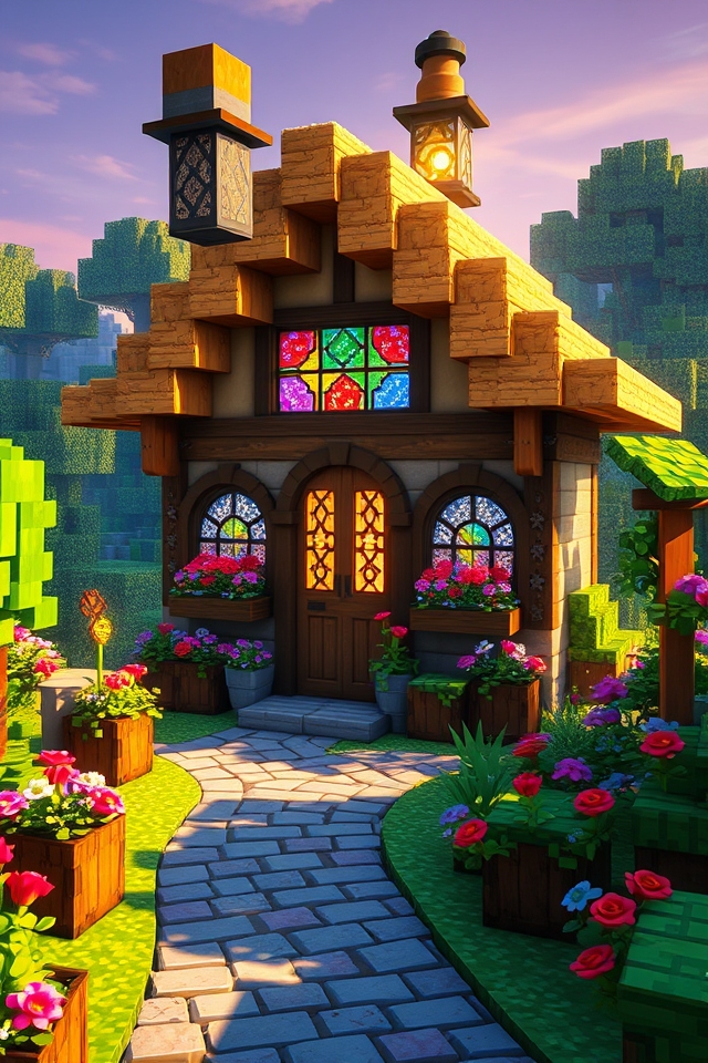 whimsical fairy tale cottage