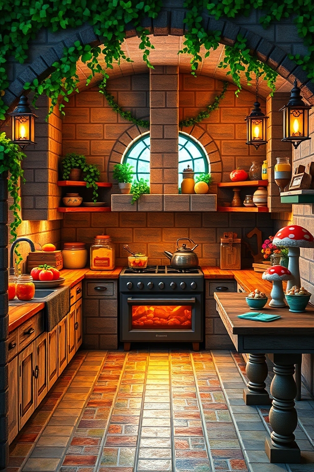 whimsical fairy tale kitchen