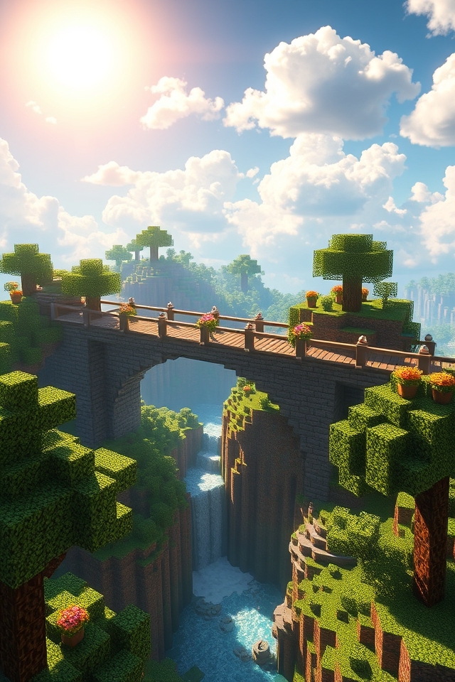 whimsical floating bridge design