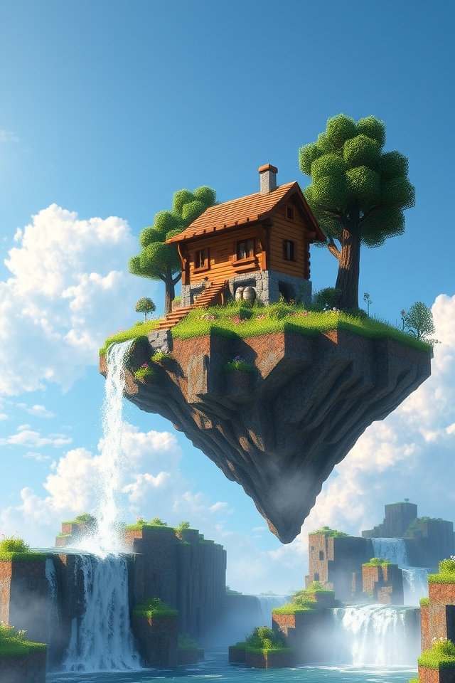 whimsical floating garden retreats