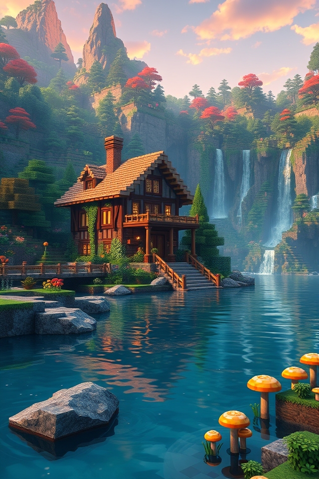 whimsical lakeside fairy tale