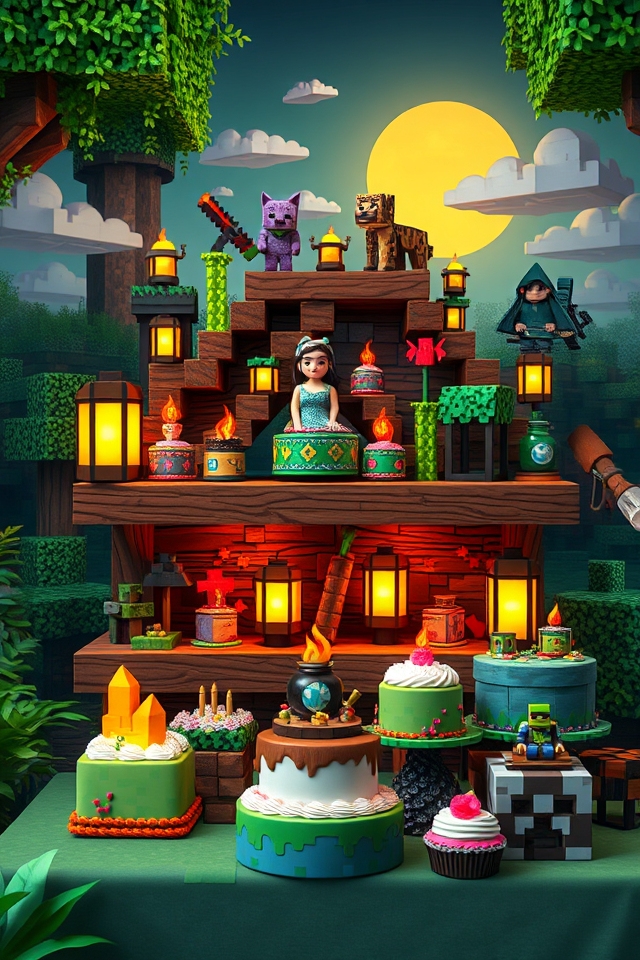 whimsical minecraft potion topper