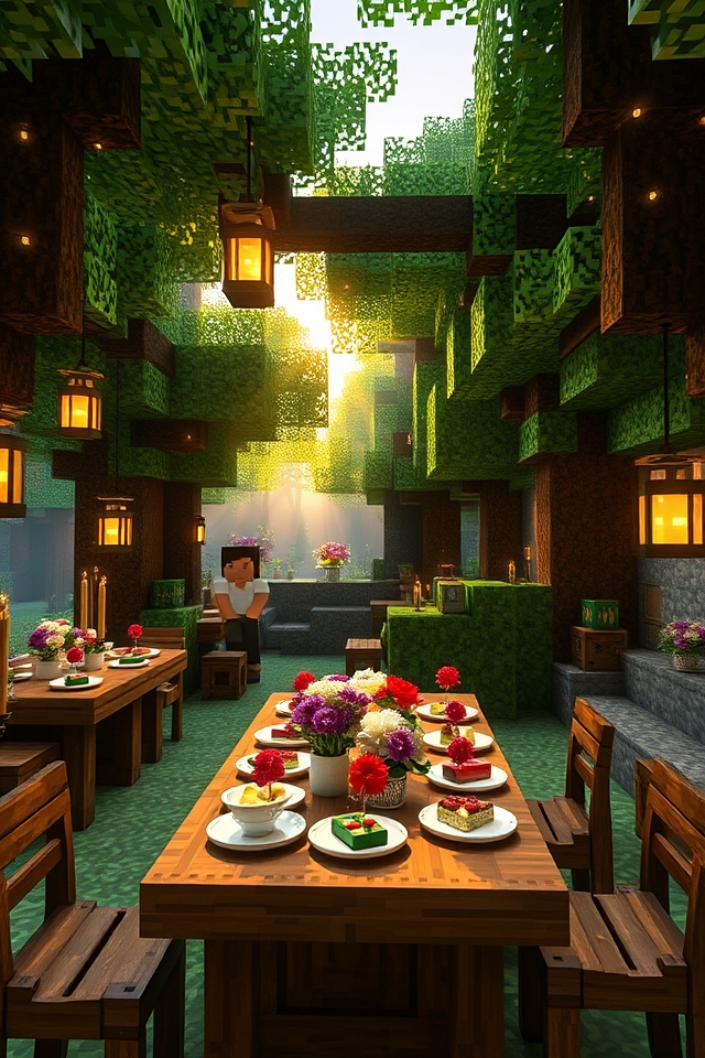 whimsical natural dining experience