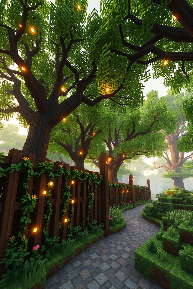 whimsical natural property boundary