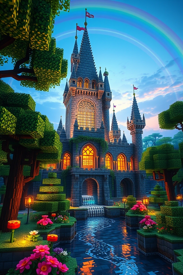 whimsical nature inspired castle retreat