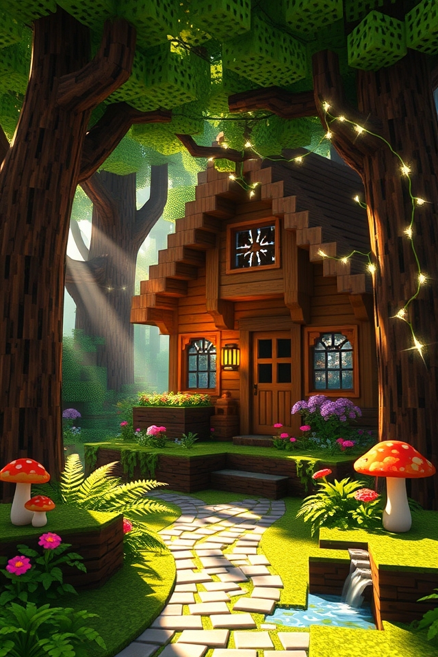 whimsical retreat in nature
