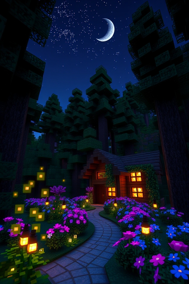 whimsical tranquil minecraft haven