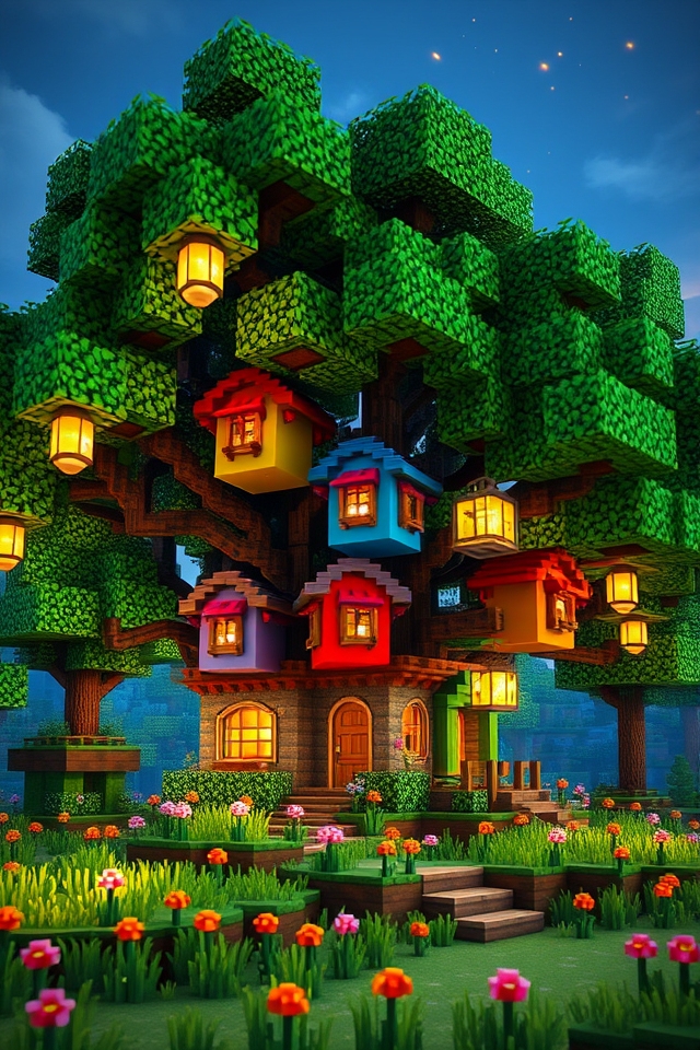 whimsical treehouse adventure retreat