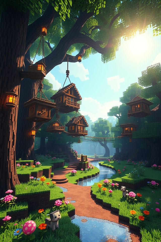 whimsical treetop community experience