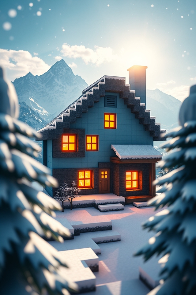 winter landscape color palette
